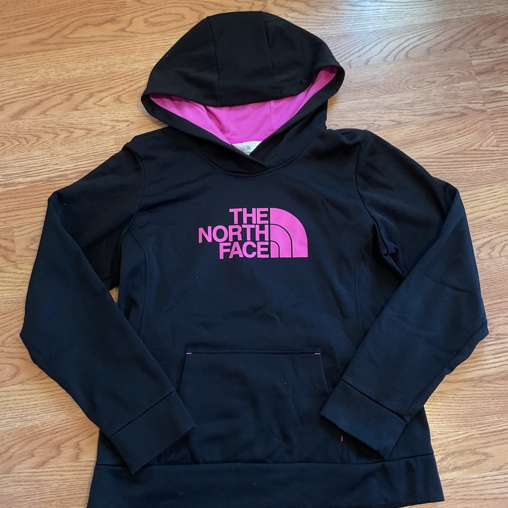 The North Face Black and Pink Hoodie